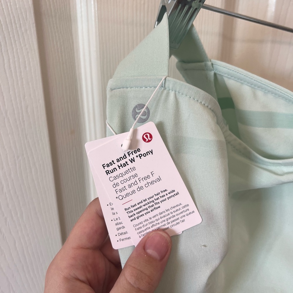 Lululemon Fast and Free Pony Hat, with tag